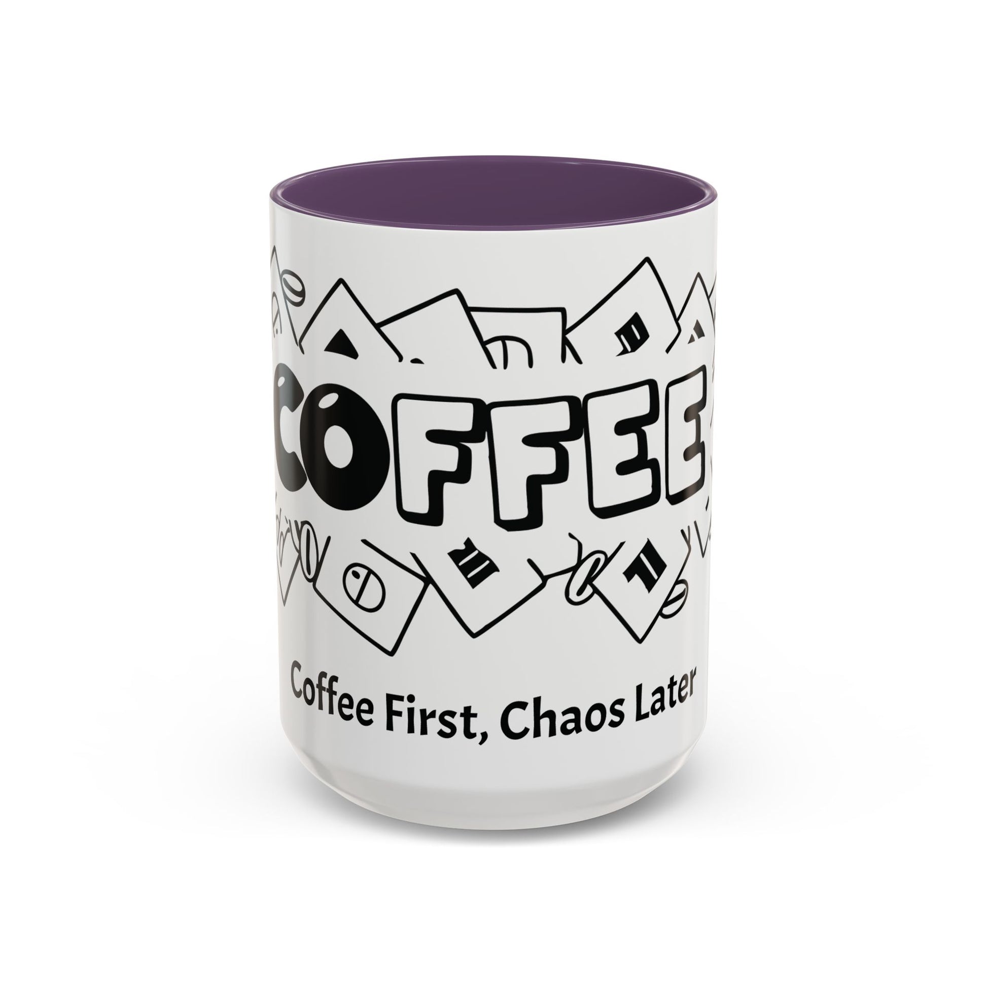 Coffee First, Chaos Later – The Perfect Mug for Coffee Lovers, Office Warriors & Gift Giving