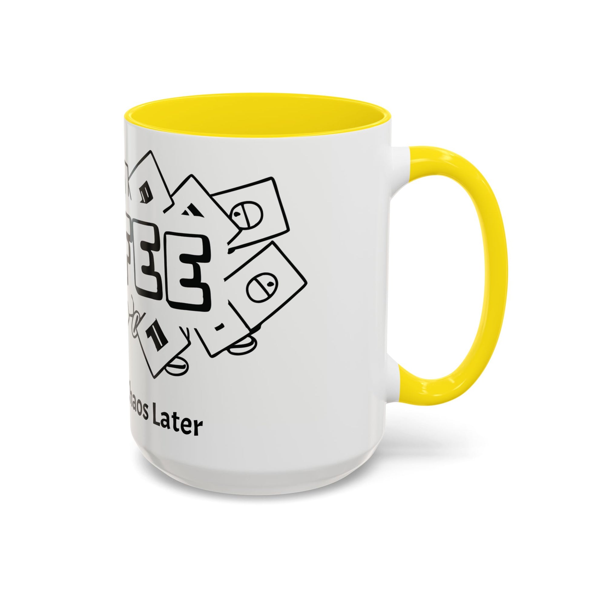 Coffee First, Chaos Later – The Perfect Mug for Coffee Lovers, Office Warriors & Gift Giving